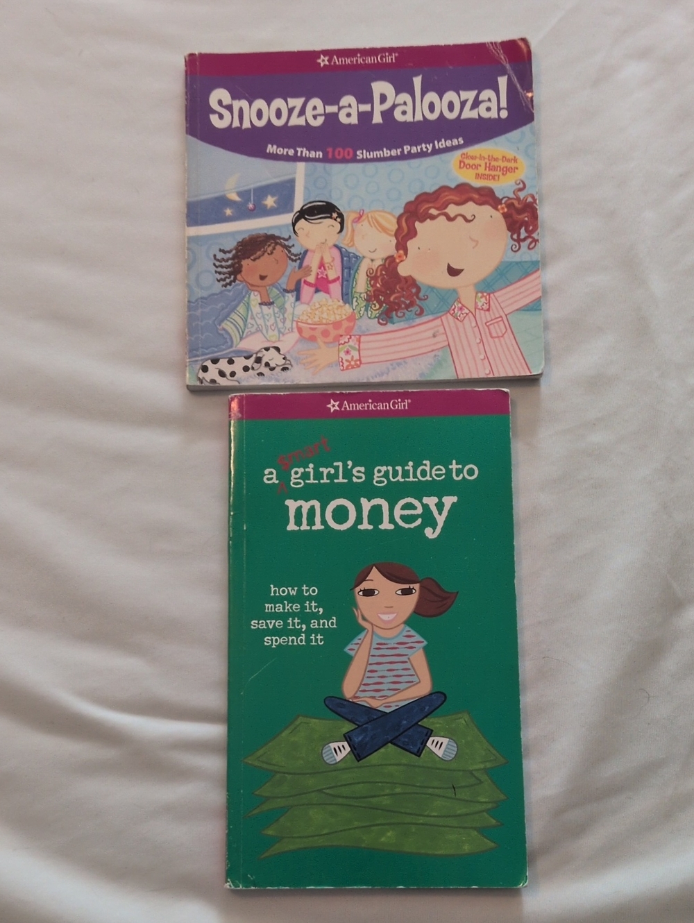 American Girl Sleepover And Guide To Money Books